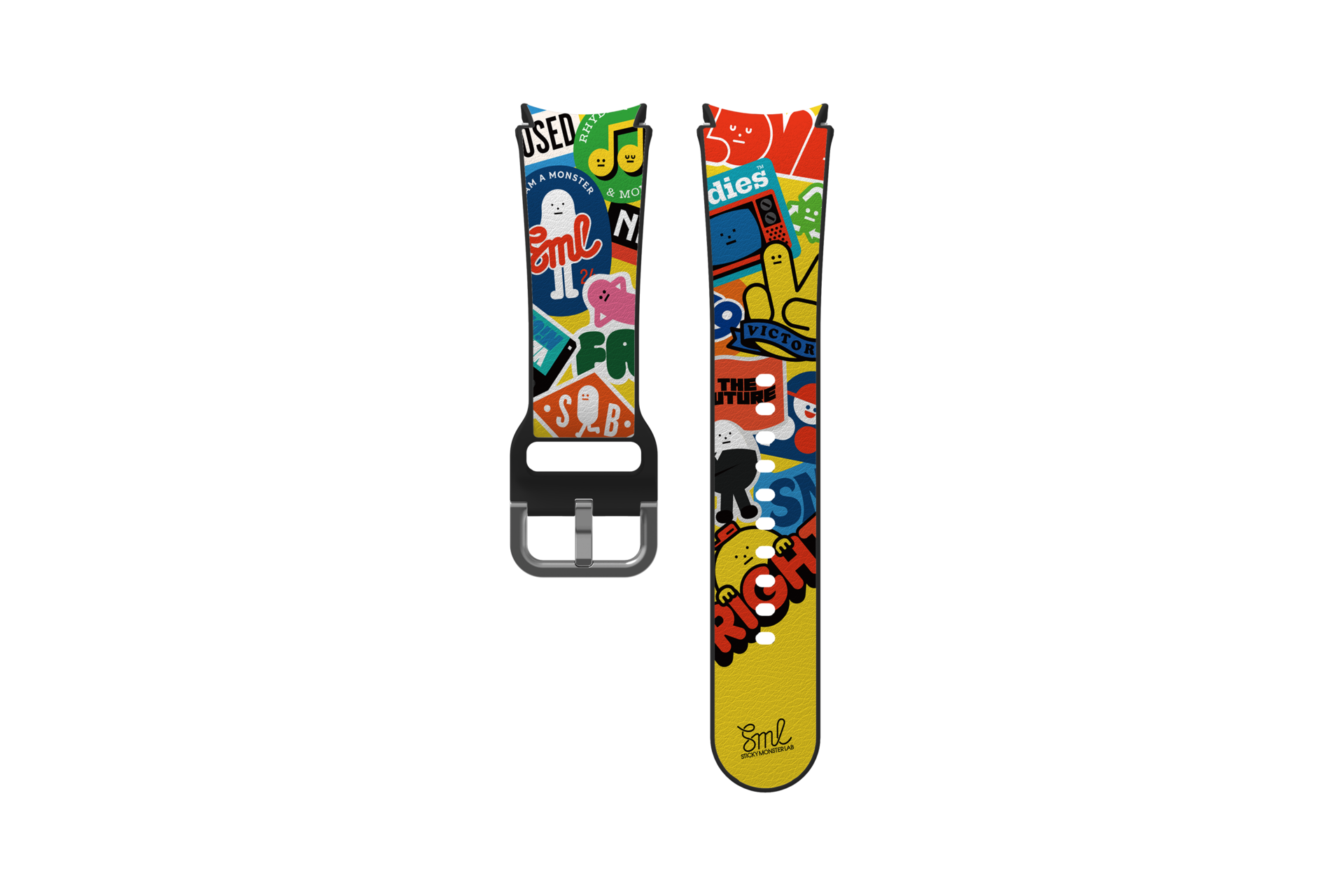 Samsung Sticky Monster Lab Watch Strap for Galaxy Watch7 - Yellow