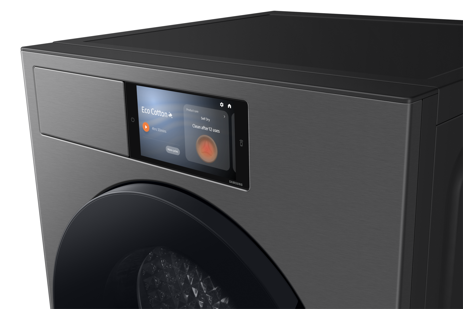 9kg Bespoke AI Laundry Dryer με Κλάση Ενεργειακής Απόδοσης A Panel-Control Metallic Silver 