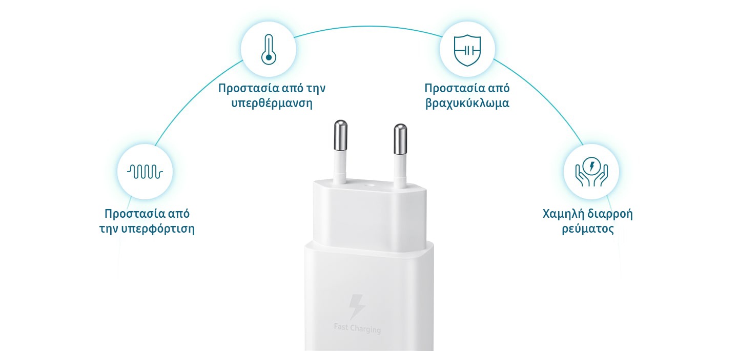Φορτίστε τη συσκευή σας με ασφάλεια