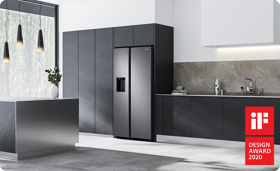 RS8000C is installed with cabinets in a Built-in Look. It awarded IF Design Award 2020.