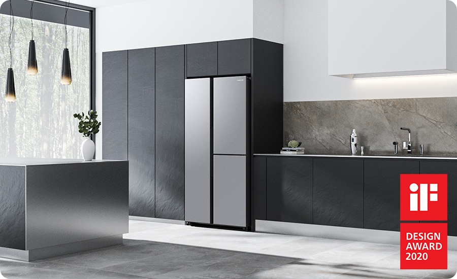 RS8000C is installed with cabinets in a Built-in Look. It awarded IF Design Award 2020.