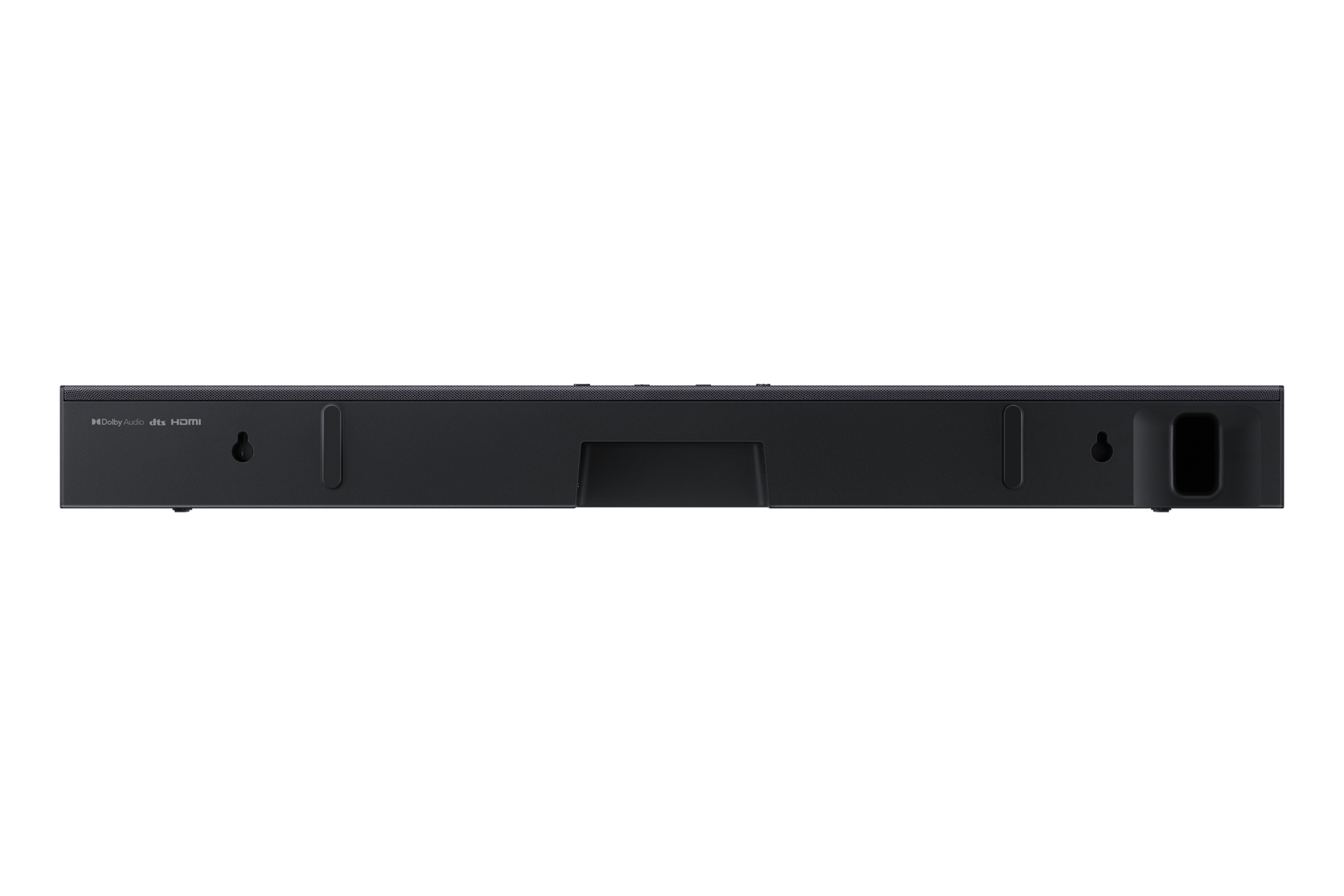 B-series Soundbar HW-B400F 2.0 ch Subwoofer (2025) Back Black 