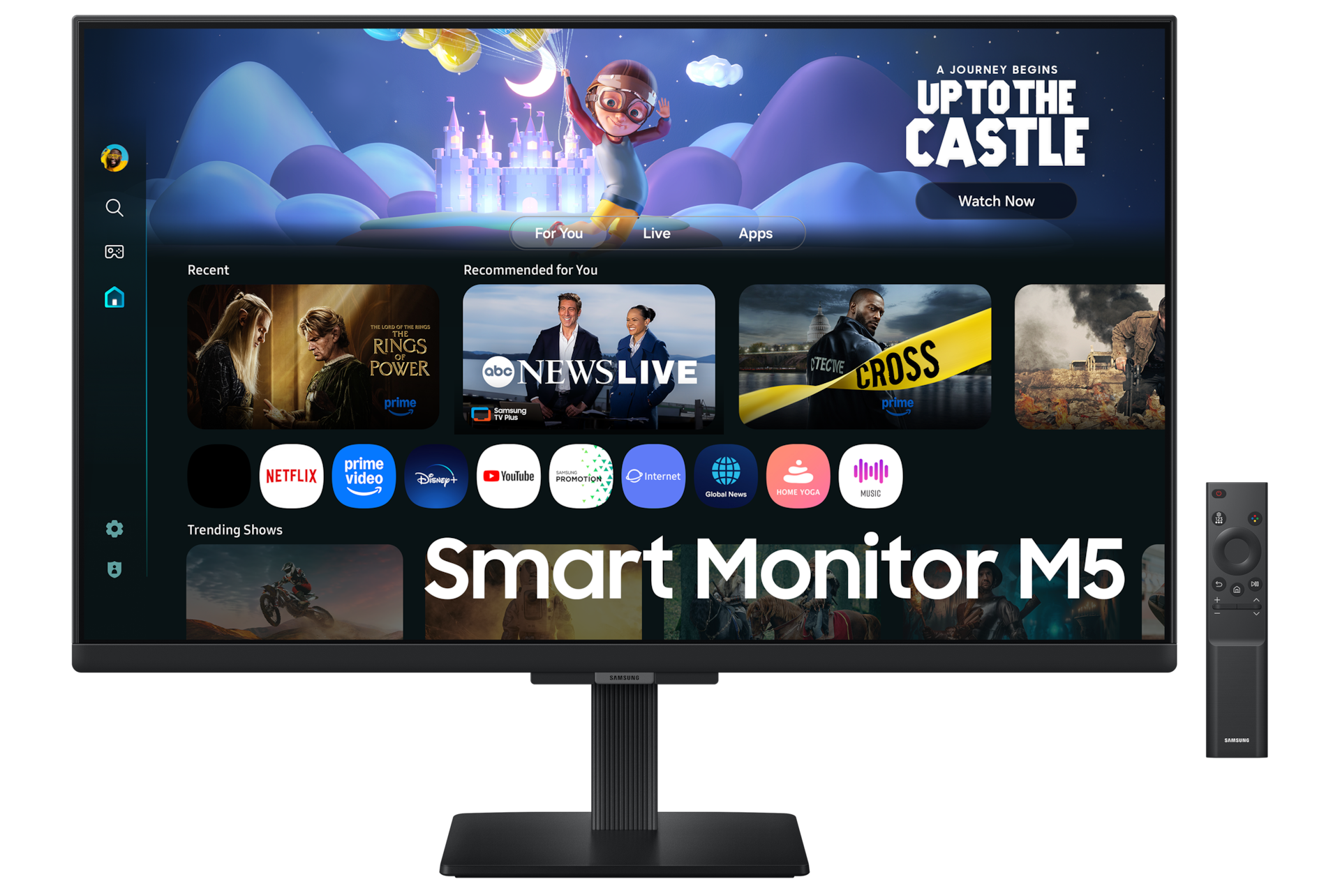 Samsung Μαύρο 27" Smart Monitor M5 M50f Fhd