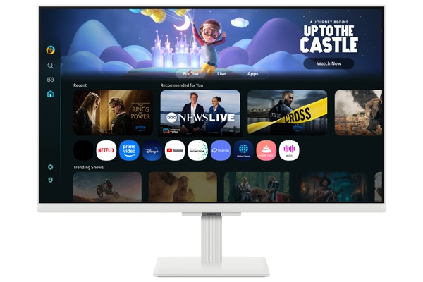 27" Smart Monitor M5 M50F FHD Front2 White 