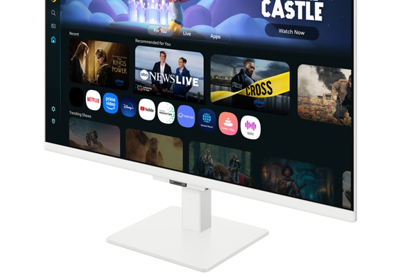 27" Smart Monitor M5 M50F FHD Detail White 