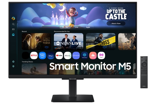 32" Smart Monitor M5 M50F FHD (Black) Front Black 