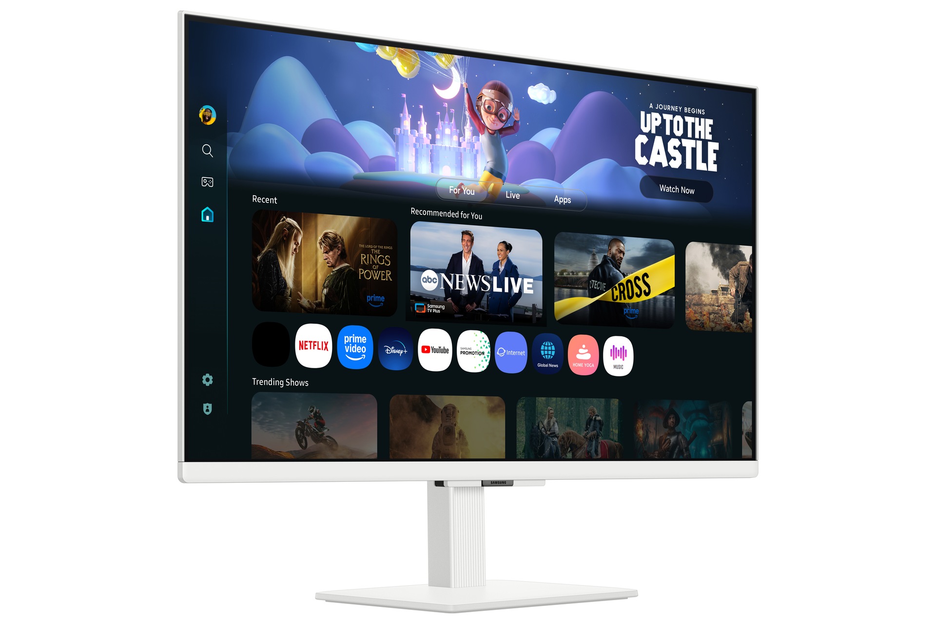 32" Smart Monitor M5 M50F FHD L-Perspective White 