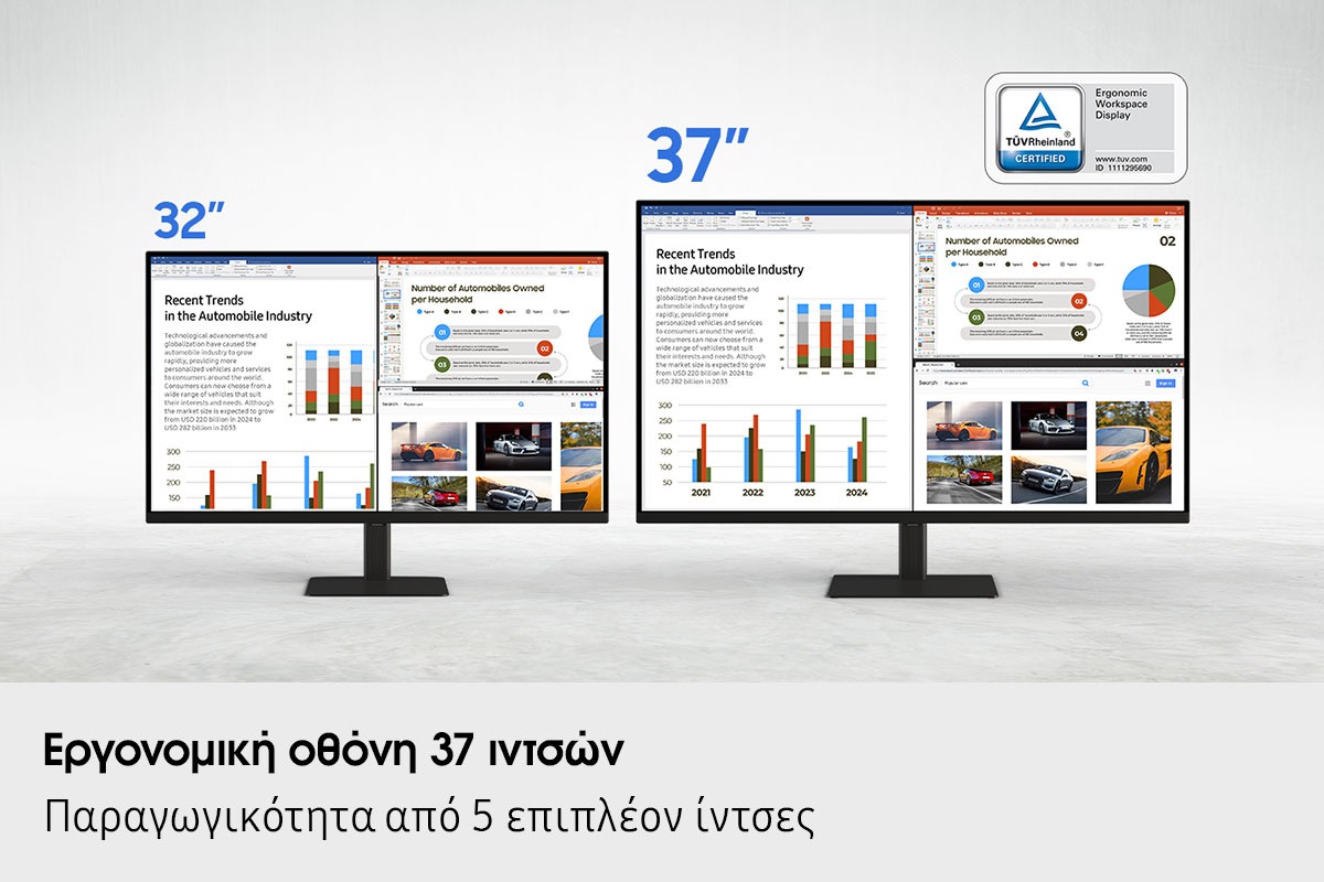 37" ViewFinity S8 S80UD UHD Monitor Black