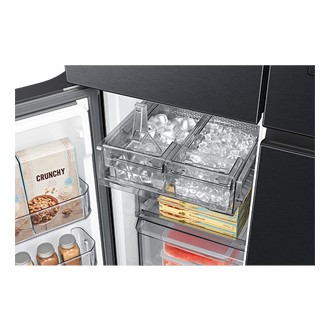 RF9000 T Style French Door Refrigerator with 21.5" Family Hub Freezer-Ice-IceScoop Black 