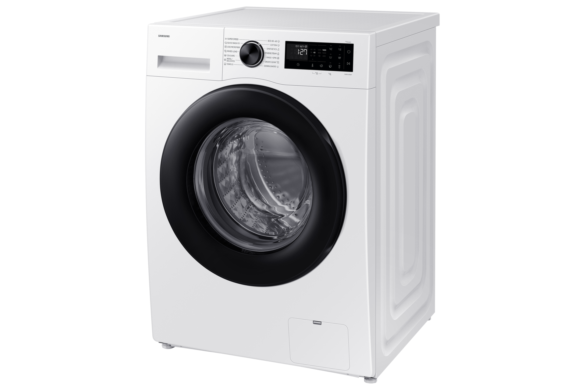 10kg Laundry WW5000F με SmartThings AI Energy mode και Grade A Energy Efficiency WW10FG5U34AELE R-perspective White 