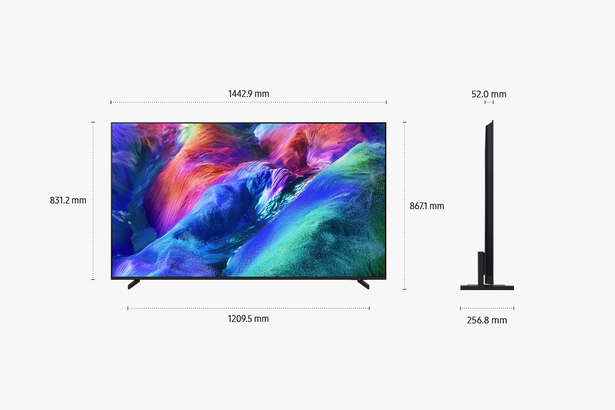 65" Micro RGB R85H 4K Samsung Vision AI Smart TV (2026) Titanium Black