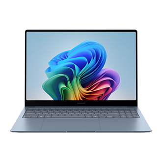 Galaxy Book6 Edge (16", X2 Elite, 32GB), a Copilot+ PC Front Denim Blue 