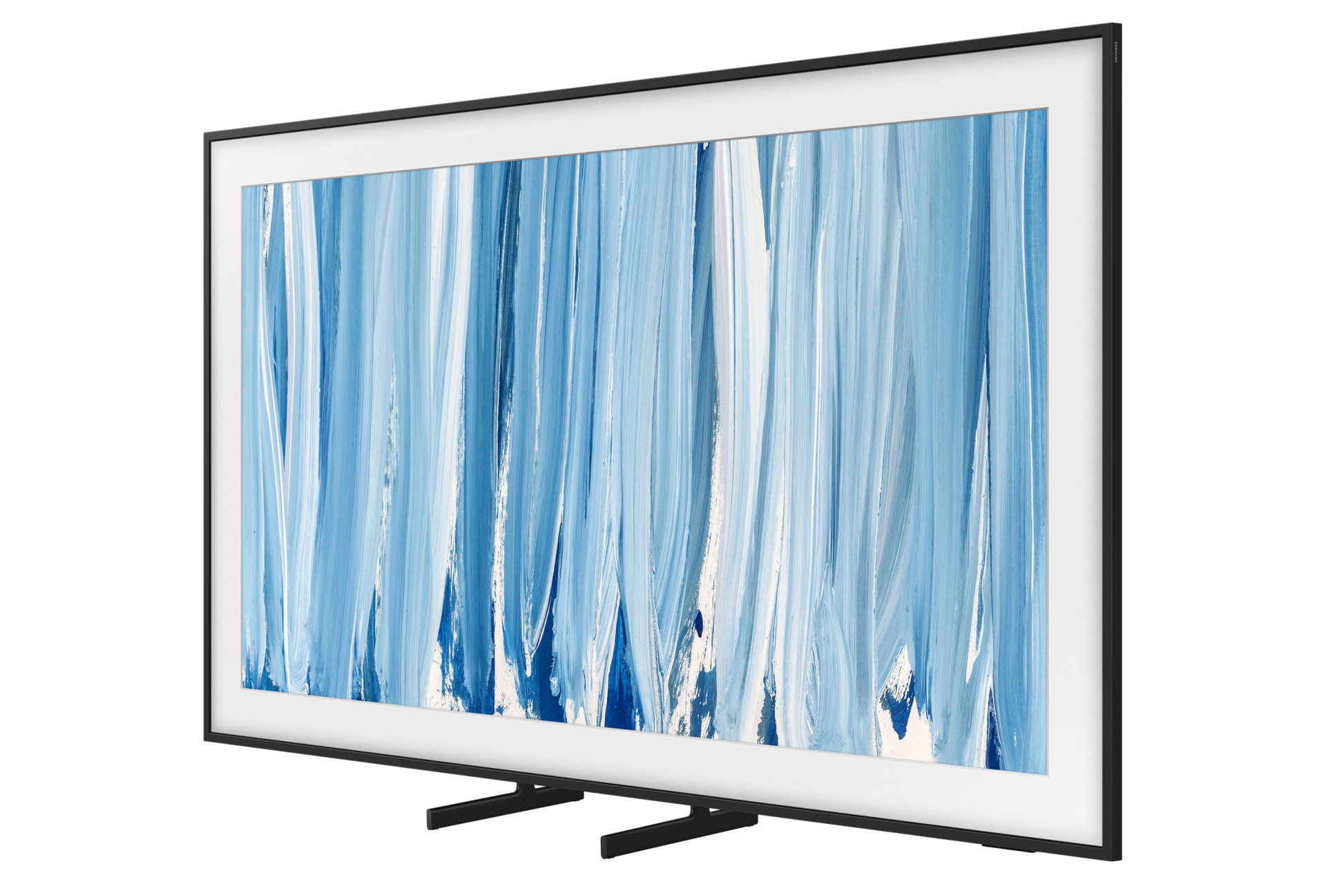The Frame Pro LS03HW 4K Samsung Vision AI Smart TV (2026) R-Perspective3 Black Modern Frame Design with Wireleess One Connect
