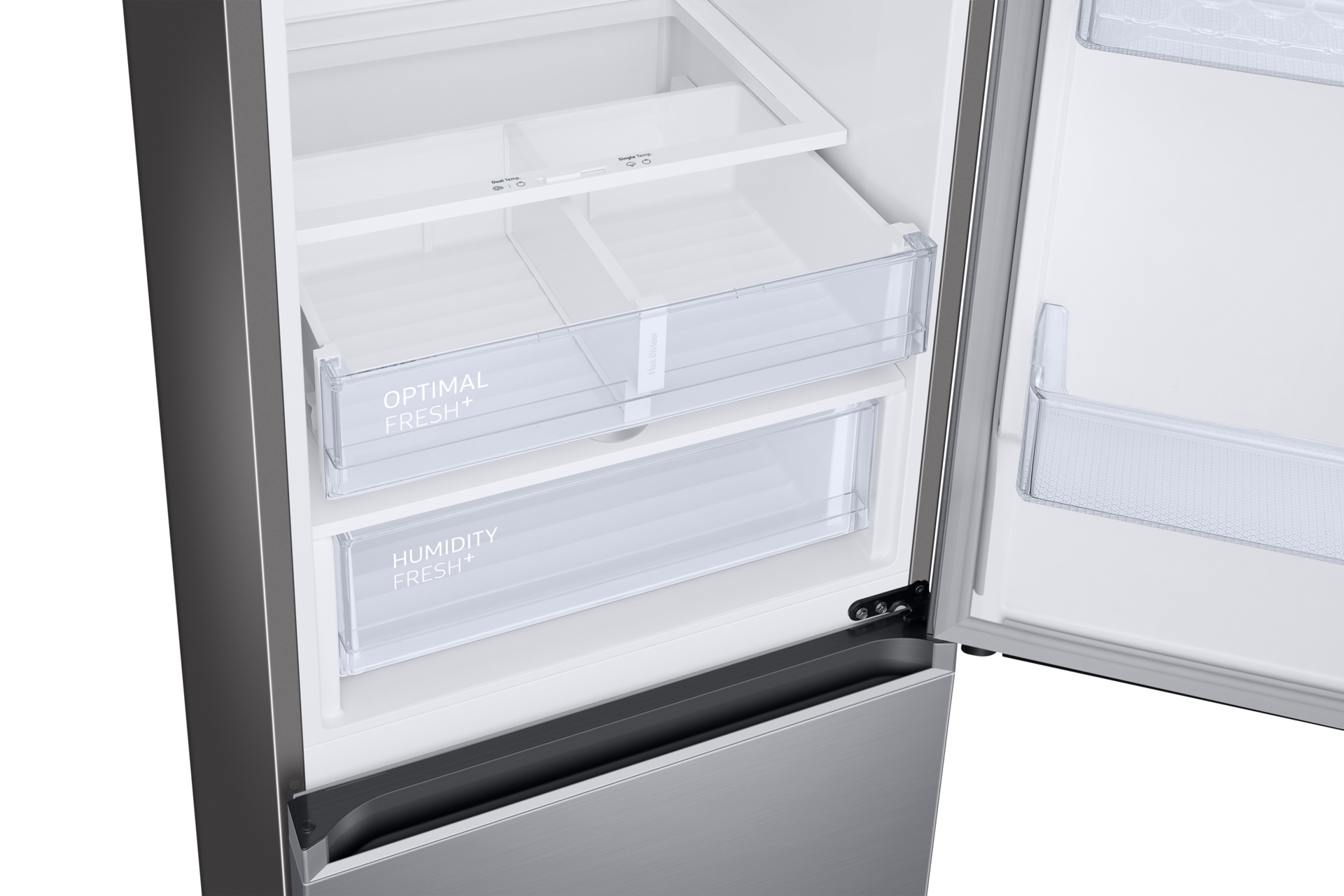 Bottom Mount Freezer RB34F675DB1/SH RB34F675DS9/SH Detail-2Temp-Zone1 Silver 