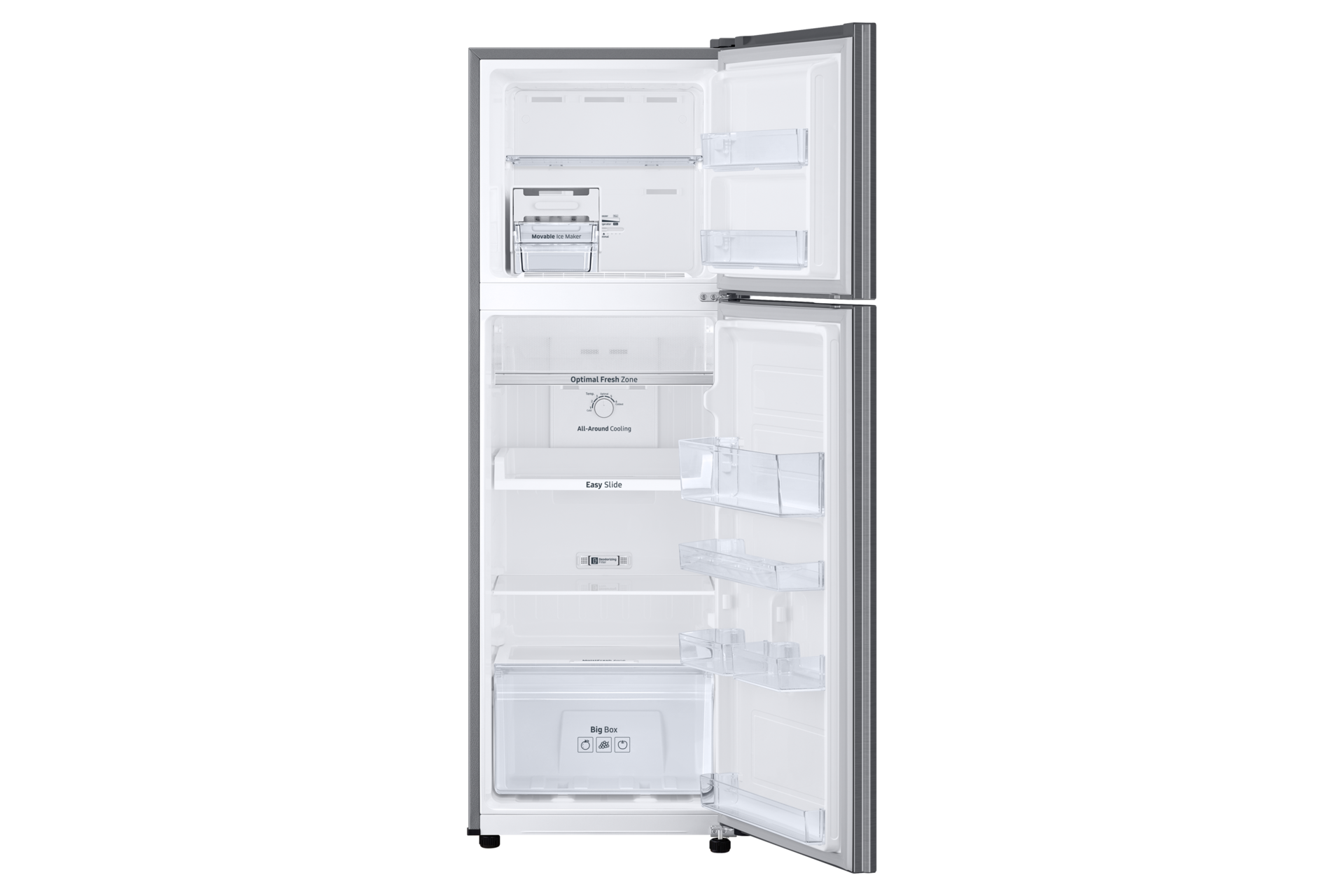 RTF380G Top Mount Freezer RT25F4032S8/SH Front-Open Silver 