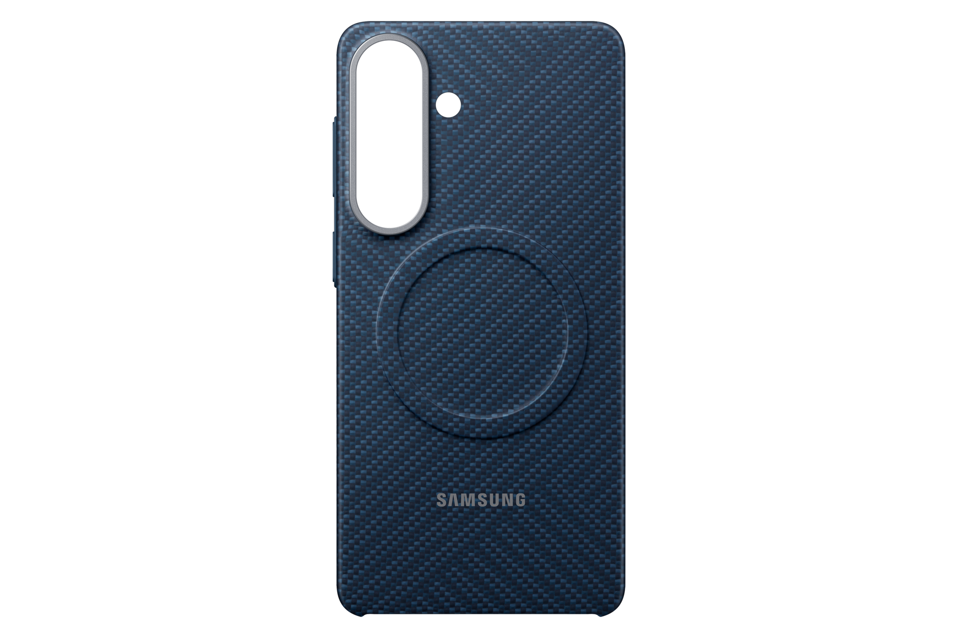 Galaxy S26+ Carbon Magnet Case Front2 Dark Blue 