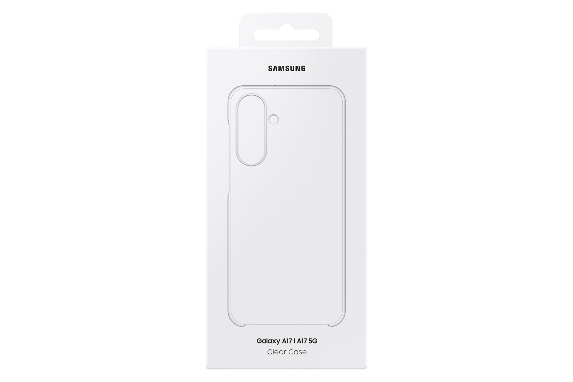 Galaxy A17 5G Clear Case Package Transparent 
