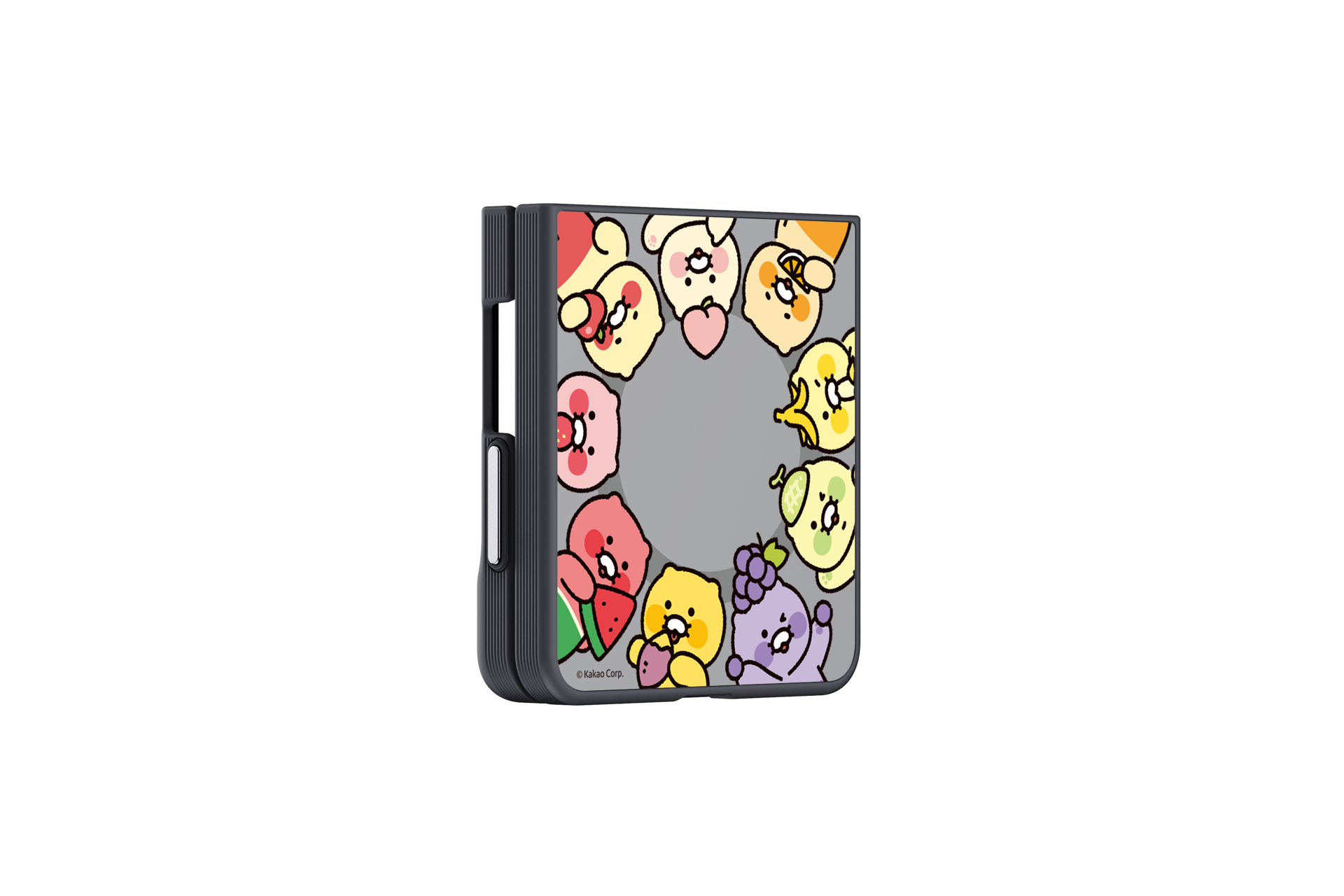 Galaxy Z Flip8 Mirror Magnet Case (Kakao Friends) Brown | Samsung