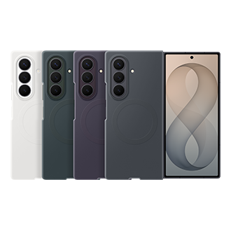 Galaxy Z Fold8 Ultra Silicone Magnet Case Set-Cut Violet Shadow 