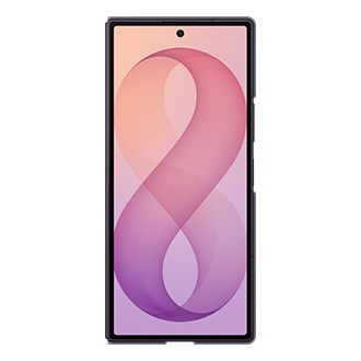 Galaxy Z Fold8 Ultra Silicone Magnet Case Front Violet Shadow 