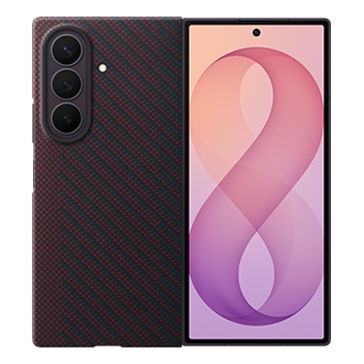 Galaxy Z Fold8 Ultra Carbon Magnet Case Front2 Violet 