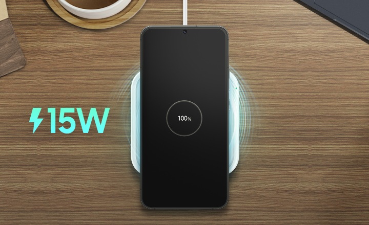 15W Wireless Charger Pad P2400 with TA dark-gray Samsung Hong Kong