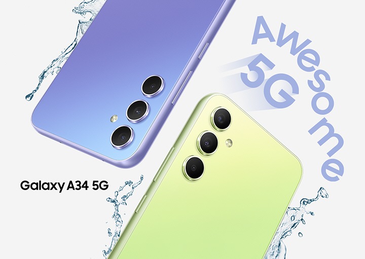 Galaxy A34 5G Awesome Violet 128 GB | Samsung Hong Kong