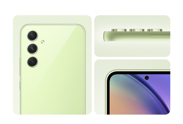 Samsung Galaxy A54 5G Dual Sim en color Lime con 256GB Memoria y