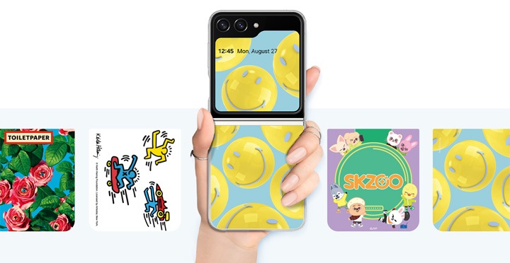Buy Galaxy Z Flip5 Flipsuit Case Transparent | Samsung Hong Kong