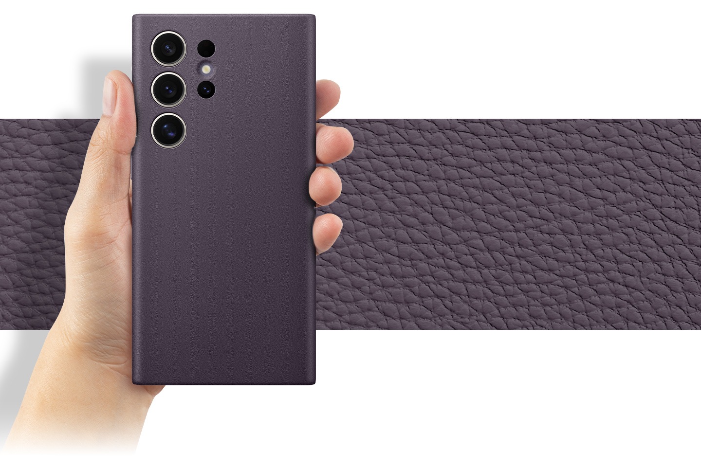 Wrap your phone in elegance with the Vegan Leather Case. Add a soft, lavish touch while enhancing your device's modern style.