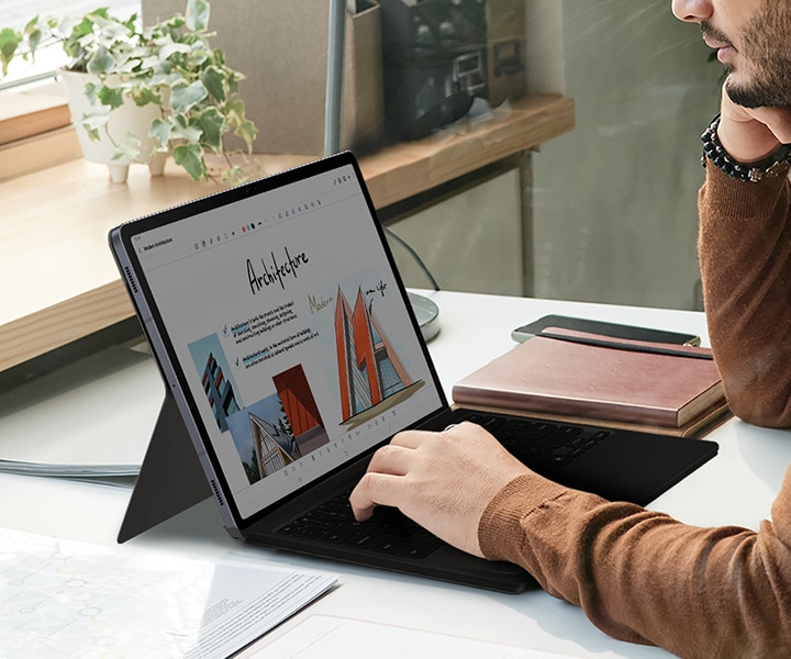 Galaxy Tab S10 Ultra Book Cover Keyboard — AI Key Galaxy Tab S10 Ultra Book Cover Keyboard — AI Key