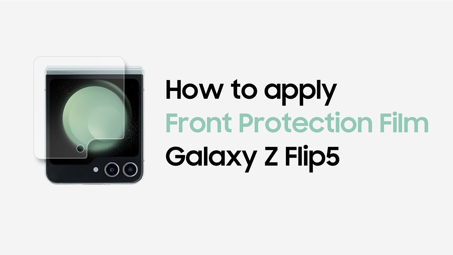 Buy Galaxy Z Flip5 Front Protection Film Transparent Samsung