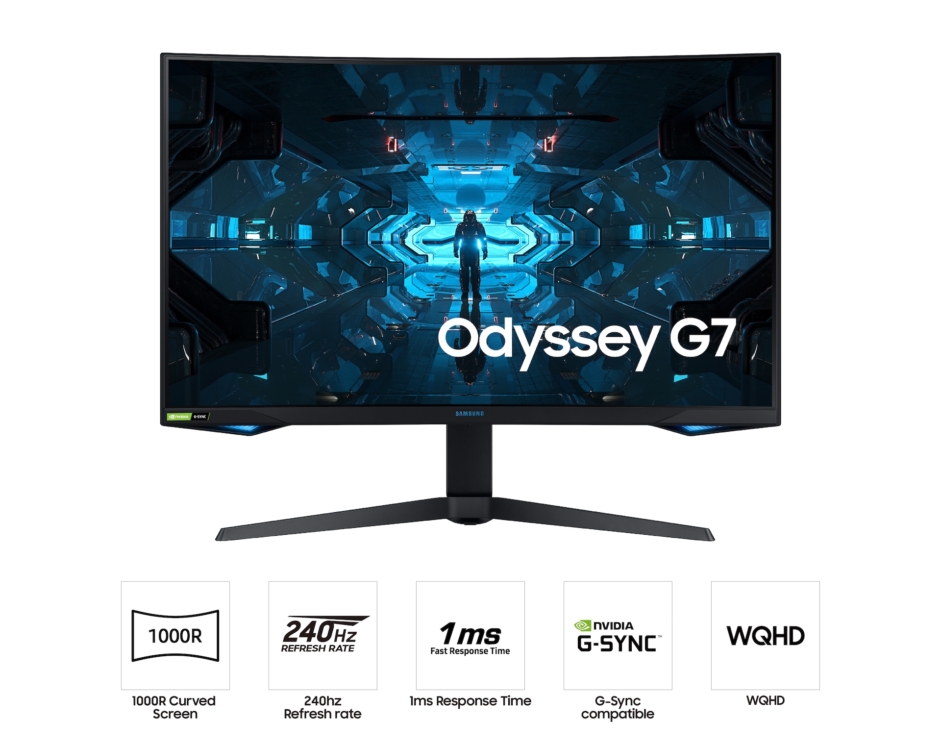 Samsung C32G75T Odyssey G7 31.5 2K WQHD (2560 x 1440) 240Hz