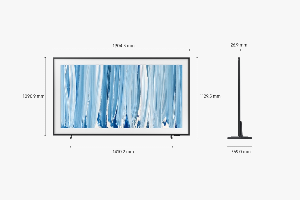 85" The Frame Pro LS03HW 4K Samsung Vision AI Smart TV (2026) Black
