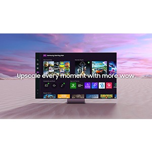 A Samsung QLED Q70D TV.