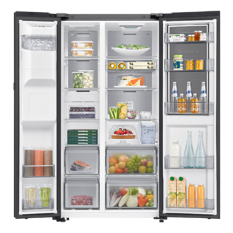 front-open-with-food Black Doi