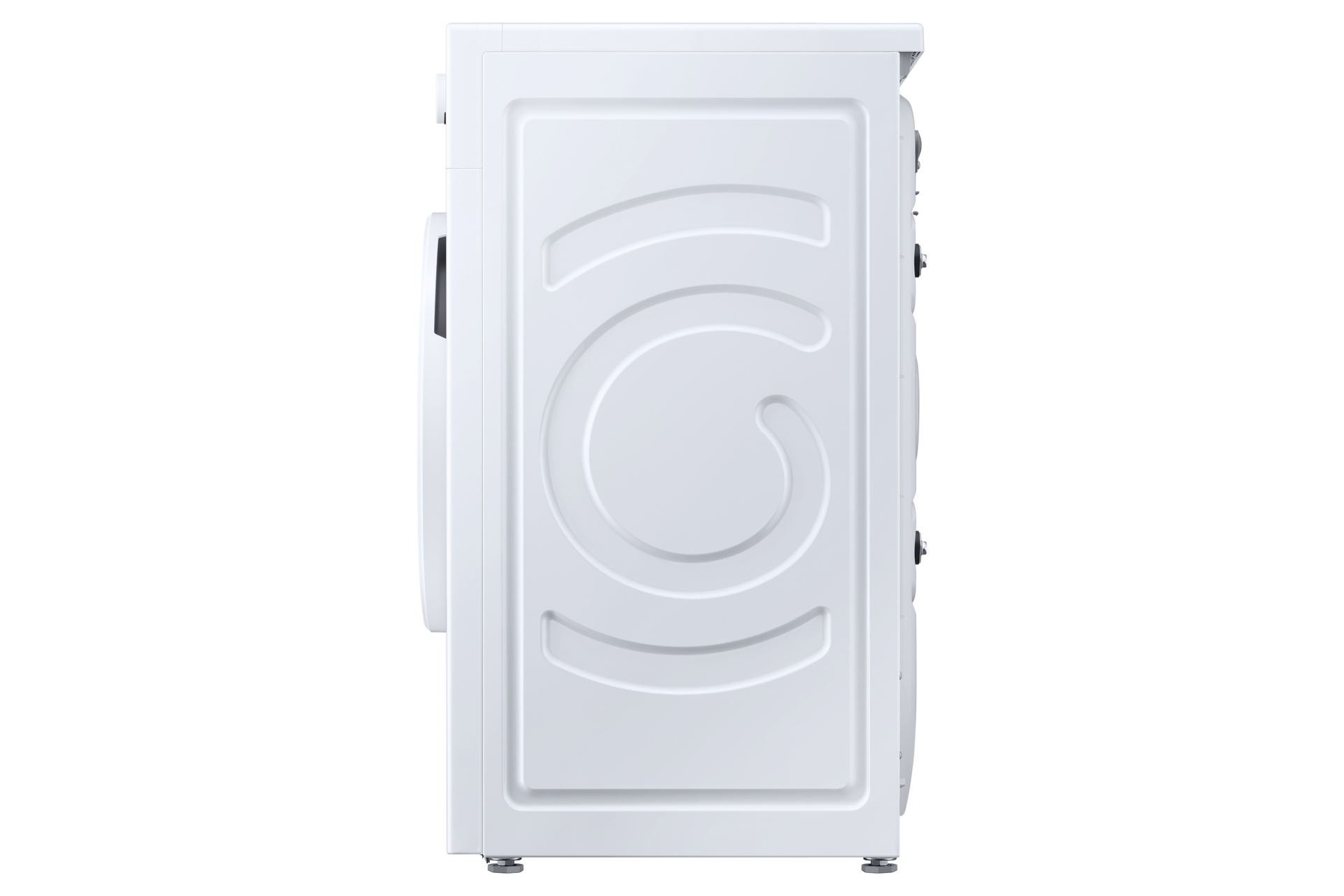 Slim Front Load Washer Hygiene Steam 8kg, 1400rpm WW80FG3M05TWSH R-Side White 