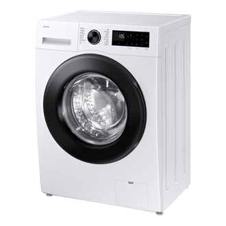 WW80FG5L32AESH Laundry with Grade A Energy Efficiency and AI Ecobubble 8kg R-Perspective White 