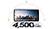 Galaxy A52s 5G u pejzažnom načinu rada i panorama grada pri zalasku na ekranu. Iznad telefona je polukrug koji prikazuje put Sunca kroz dan, sa ikonama izlaska sunca, sjaja sunca i mjeseca koji prikazuju izlazak sunca, danju i noću. Tekst kaže 4.500 mAh (tipično).