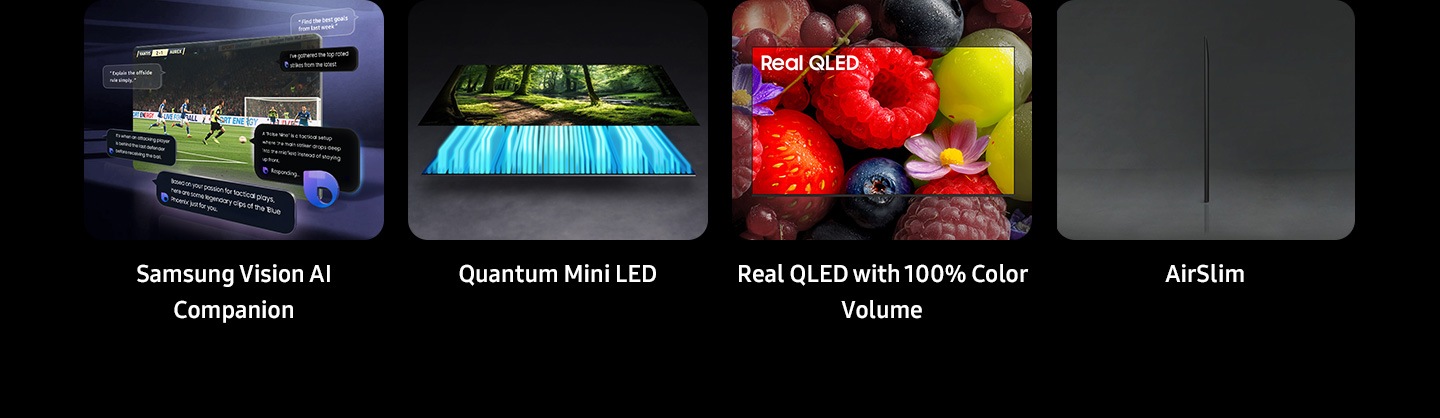 Samsung Vision AI Companion, Quantum Mini LED, Motion Xcelerator 144Hz i NQ4 AI Gen2 procesor kao 4 glavne značajke.