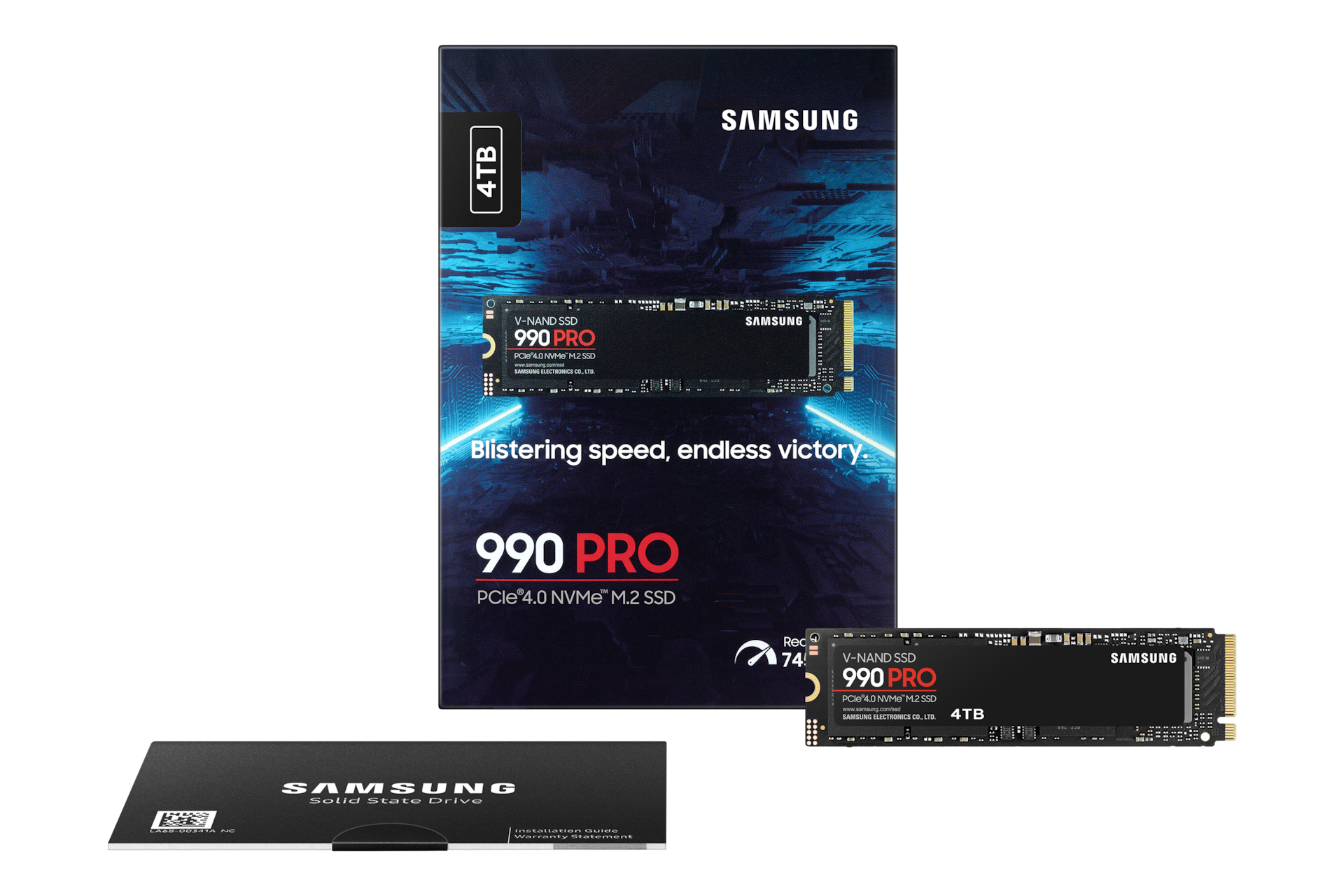 990 PRO PCIe 4.0 M.2 SSD PKG-Full-Shot Black 