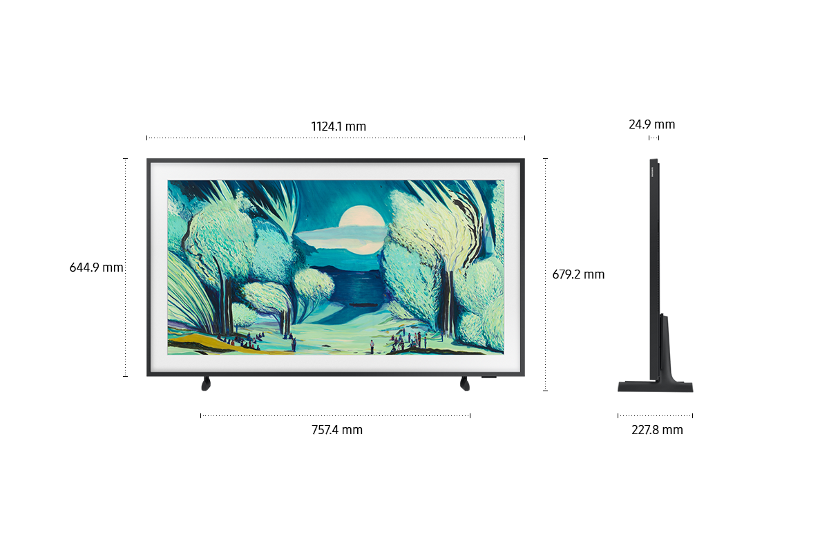 50" The Frame   4K  Vision AI Smart TV (2025) Black