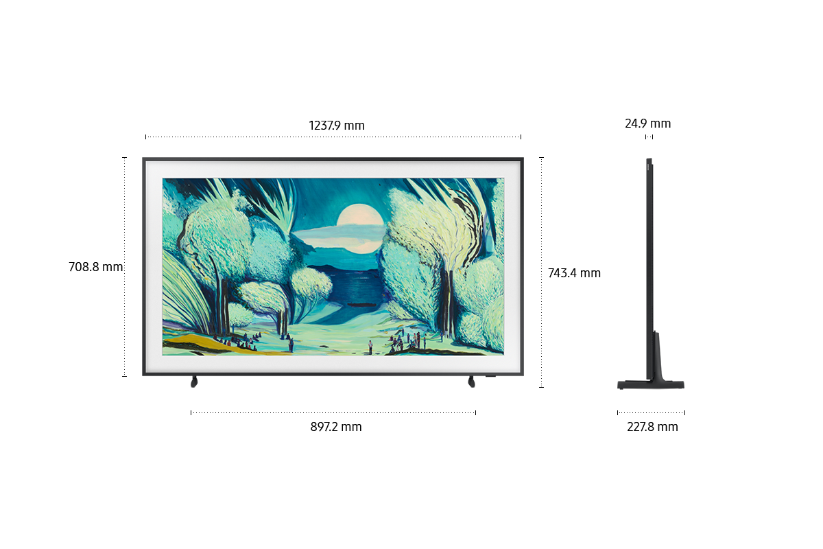 [55" Thé F~rámé~ 4K Vís~íóñ Á~Í Smá~rt TV~ (2025) Blác~k]