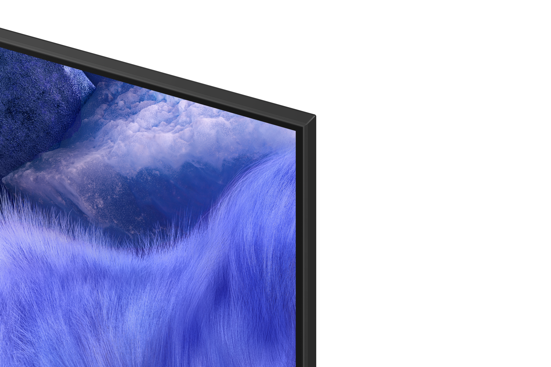 QLED QEF1 4K Samsung Vision AI Smart TV (2025) Detail Titanium Gray 