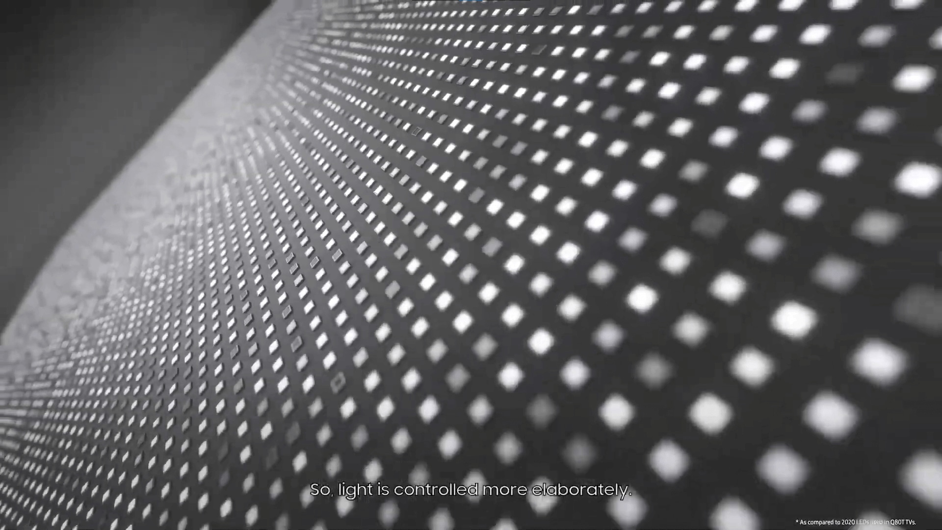 Light from super small Quantum Mini LEDs shoot light through 2 more layers to create the finest picture quality.