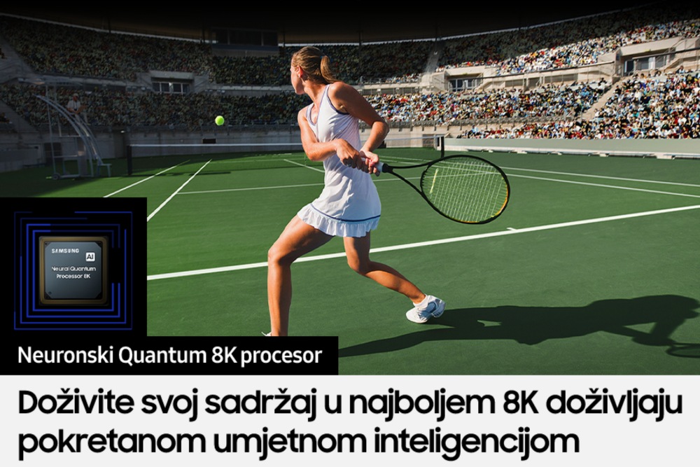Neo QLED TV QN900C sa Samsungovim snažnim neuronskim Quantum 8K procesorom poboljšava svaki sadržaj
