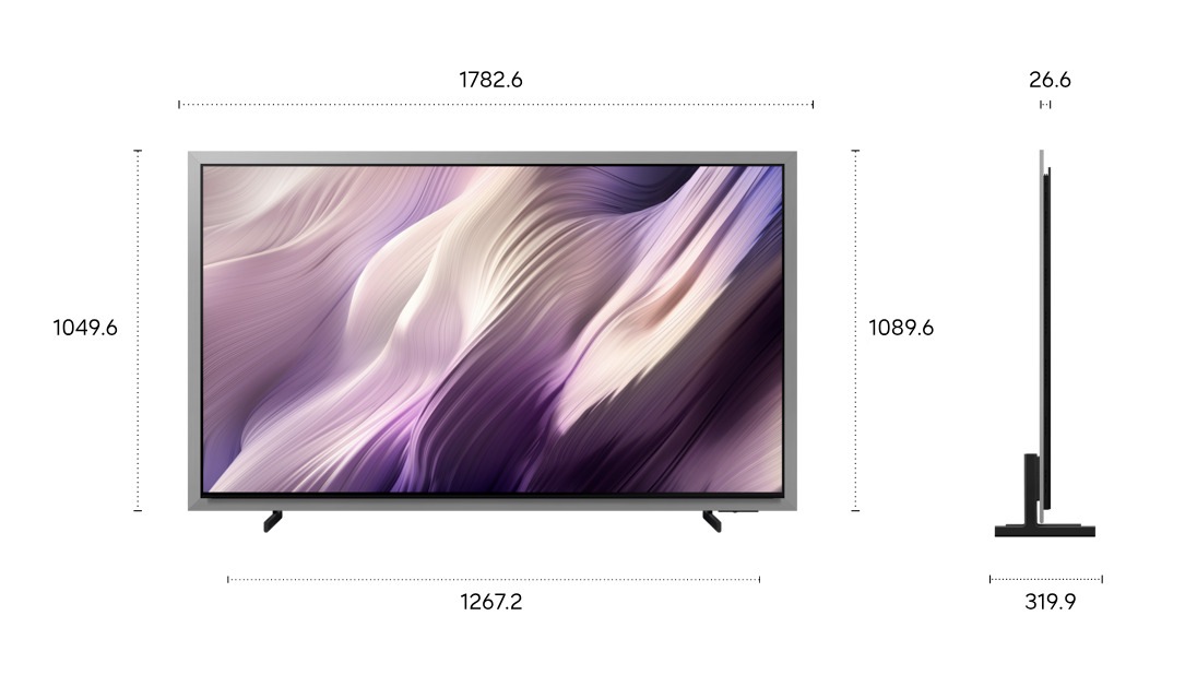 77" OLED S99H 4K Samsung Vision AI Smart TV (2026) Silver