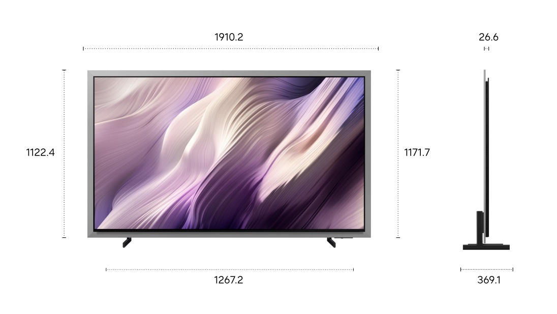 83" OLED S99H 4K Samsung Vision AI Smart TV (2026) Silver