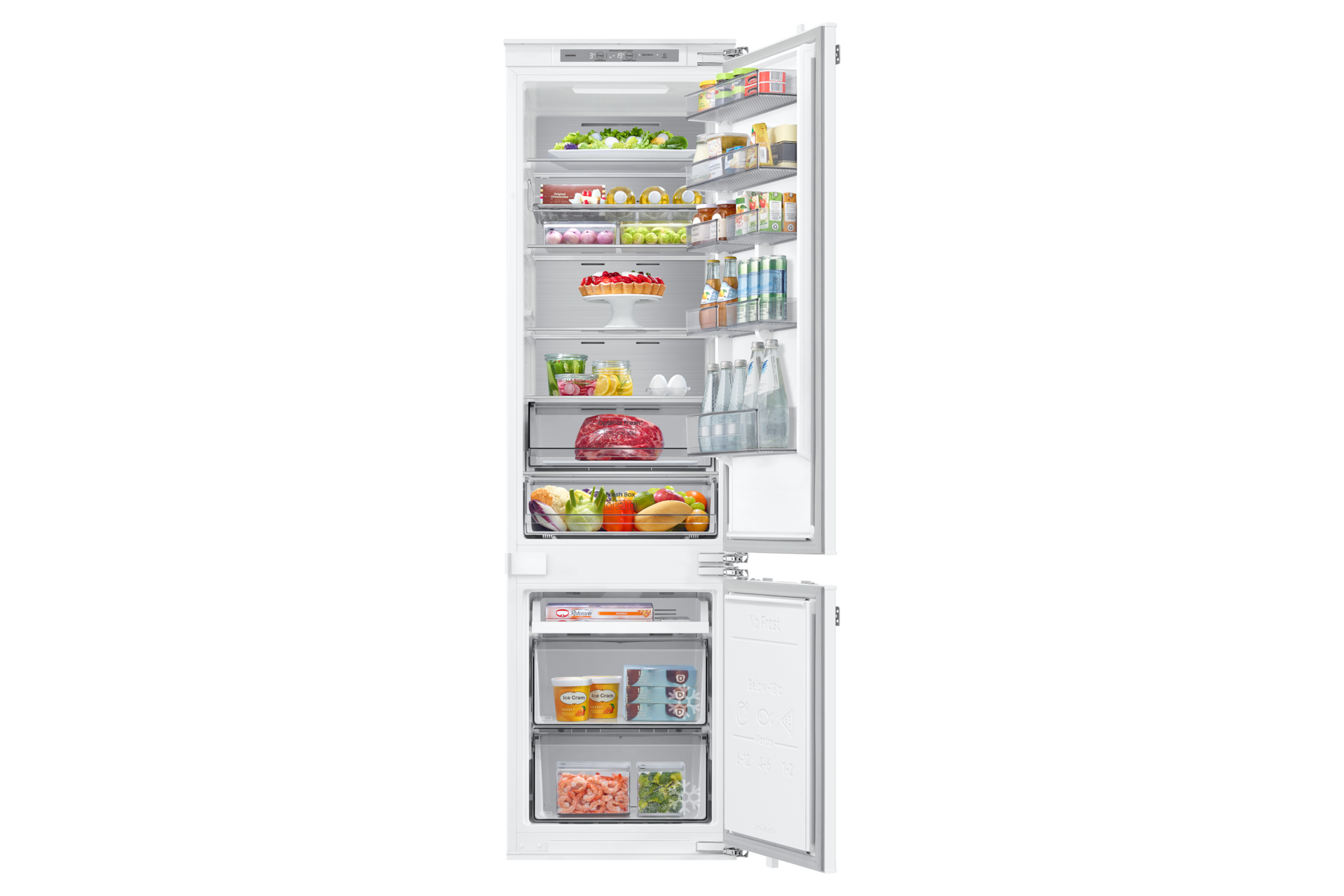 front-open-with-food White