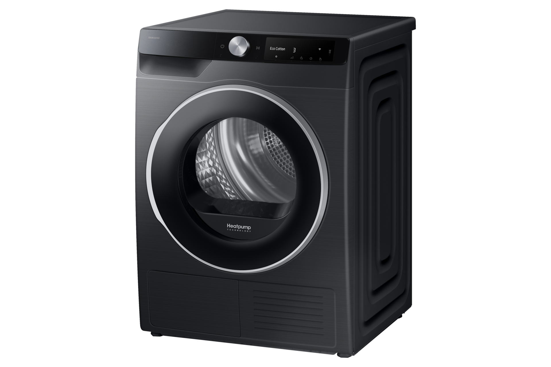 Laundry Dryer with A Energy Efficiency Rating and AI Dry+ R-Perspective Black 